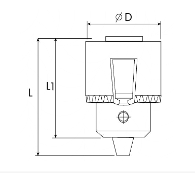 HK SERIES Key Type Chuck Light Duty