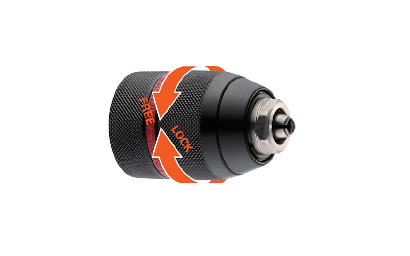 J9913TC018 Keyless chuck with lock system