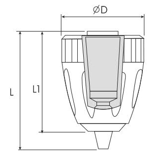 J1510HP-R Keyless chuck