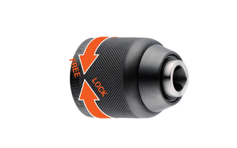 J1513SJ050 Keyless chuck with lock system