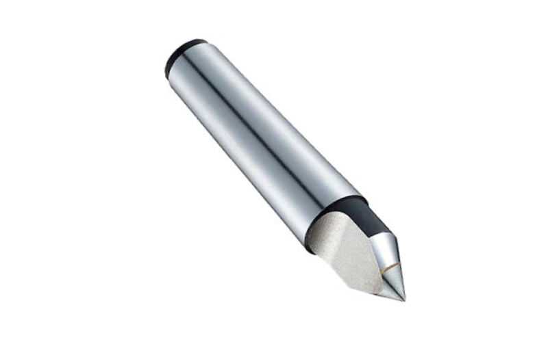 Carbide half-notched center